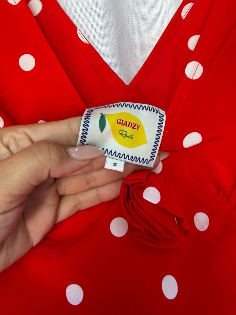 Rails Terena Polka-Dot A-Line Midi-Dress - Picture 4 of 6